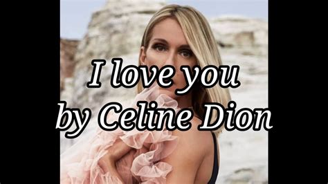 Celine dion lyrics